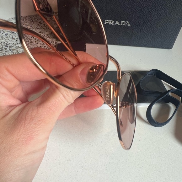 Prada Pink Rose Sunglasses - Picture 5 of 10